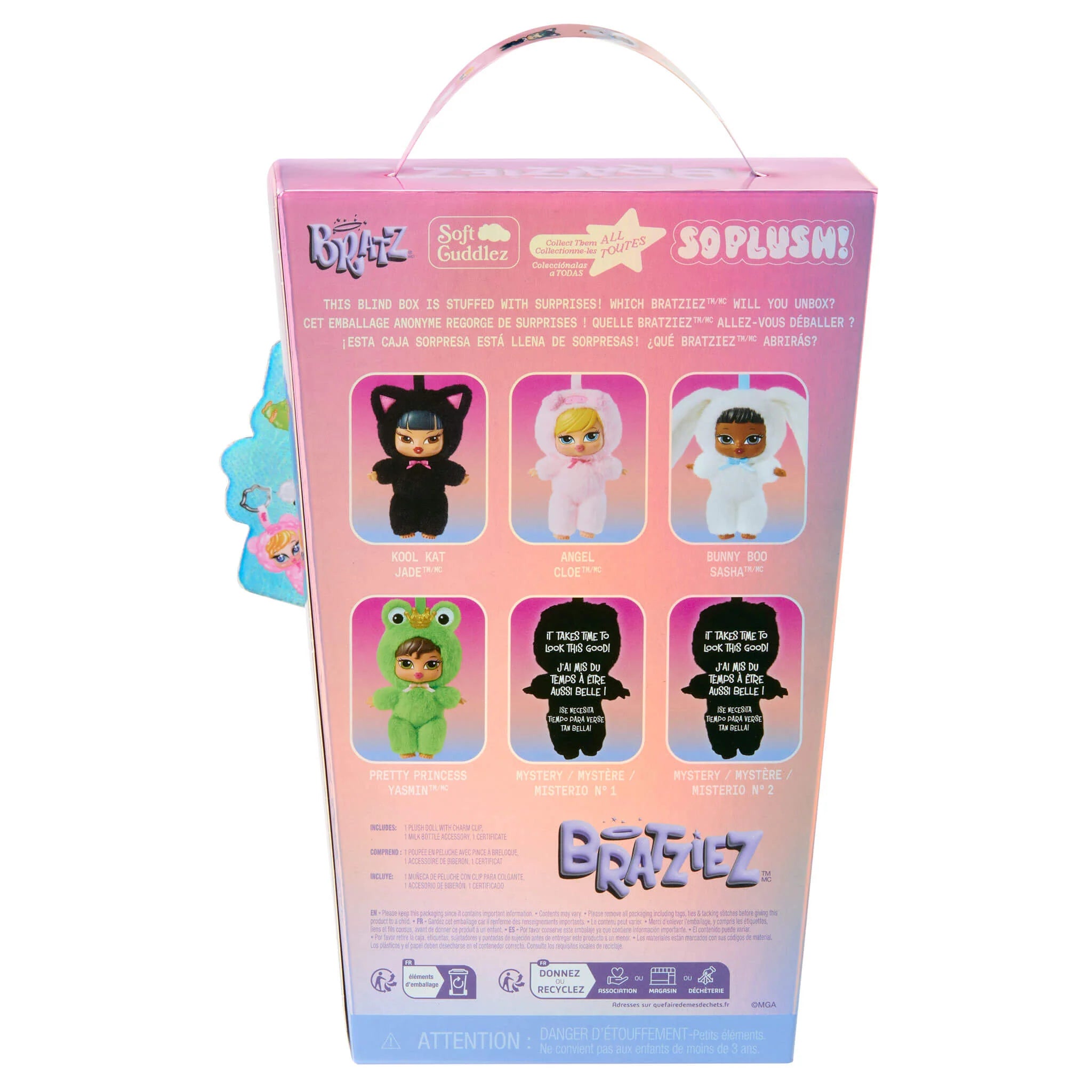 Bratz Bratziez Iconz Seriez Plush Keychain Blind Box