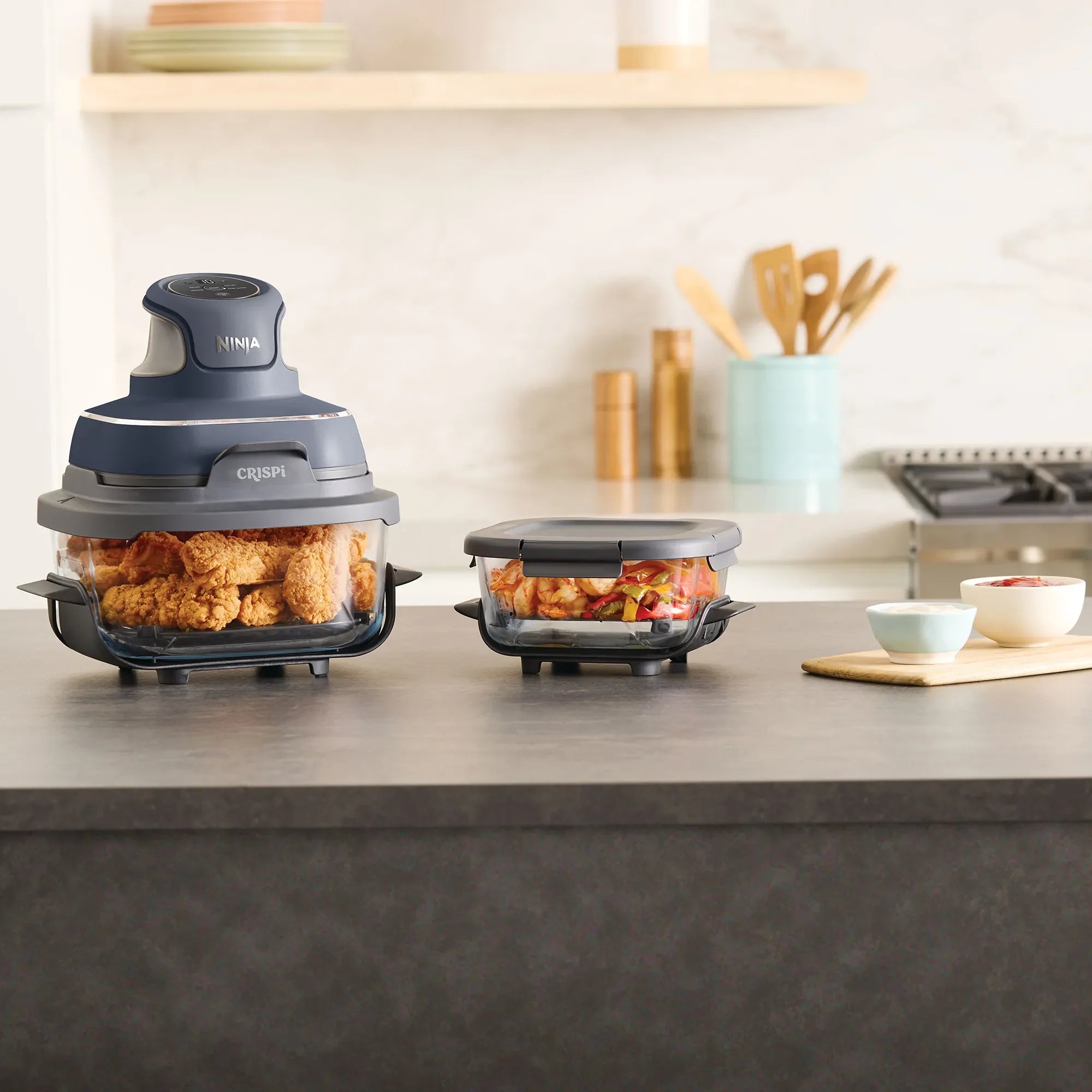 Ninja Crispi 4-in-1 Portable Glass Air Fryer
